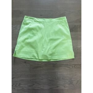 Lady Hagen Women’s Active Golf Tennis Skort Size 12 Neon Yellow